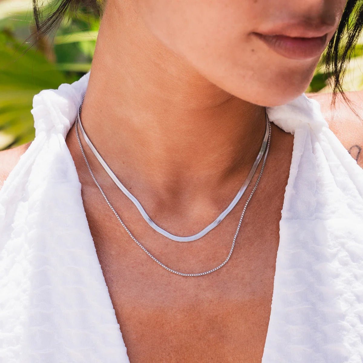 Mix de Colares Essentials - Prata - Murano Joias