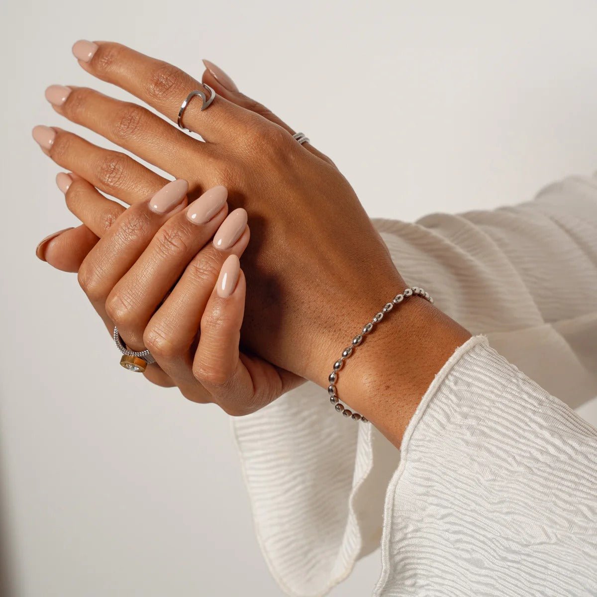 Pulseira Corrente Esferas - Prata - Murano Joias