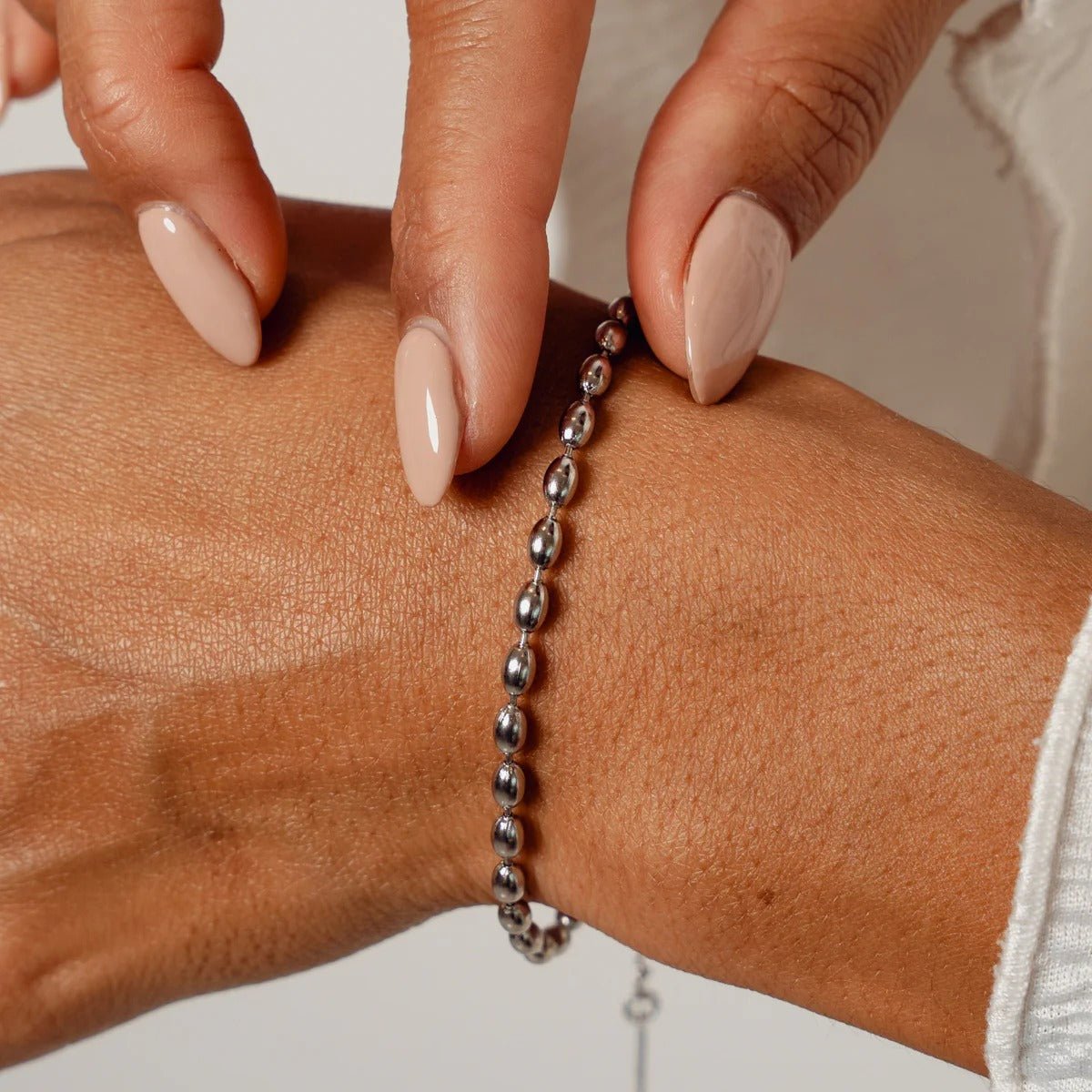 Pulseira Corrente Esferas - Prata - Murano Joias