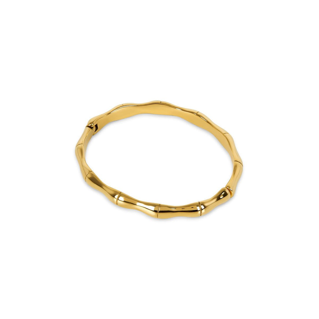 Bracelete Bamboo Banhado em Ouro 18k - Murano Joias