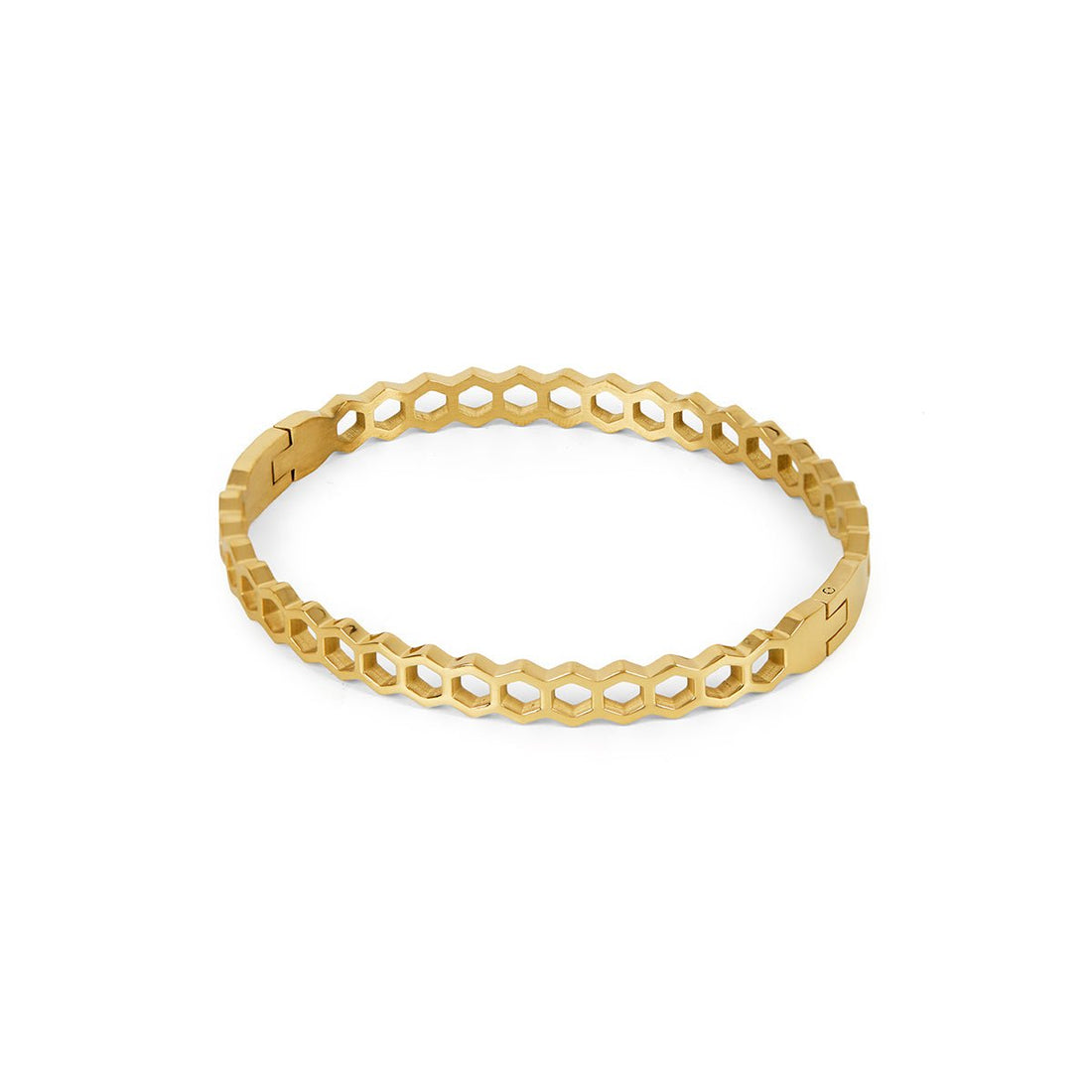 Bracelete Favo de Mel Banhado em Ouro 18K - Murano Joias