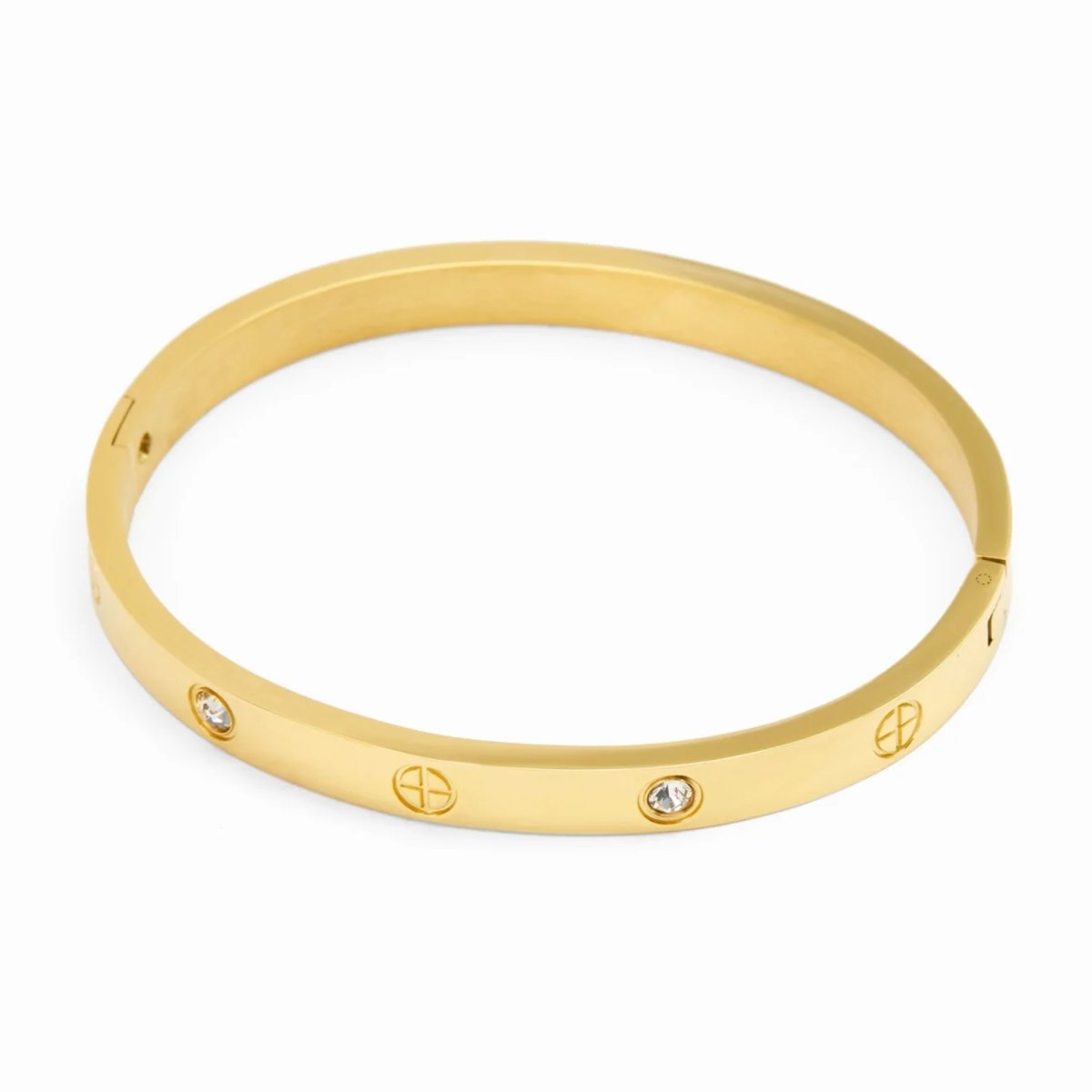 Bracelete Inspiração Cartier Banhado em Ouro 18k - Murano Joias