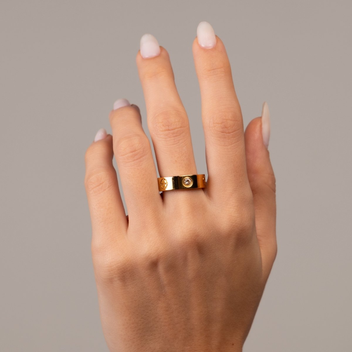 Anel Classic Inspiração Banhado em Ouro 18k - Murano Joias
