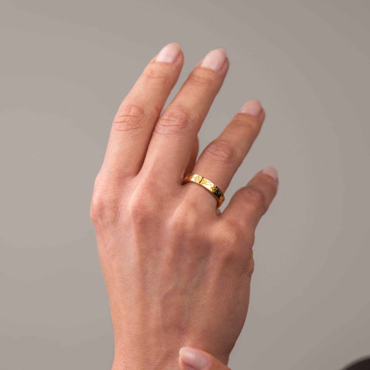 Anel Sky Banhado em Ouro 18k - Murano Joias