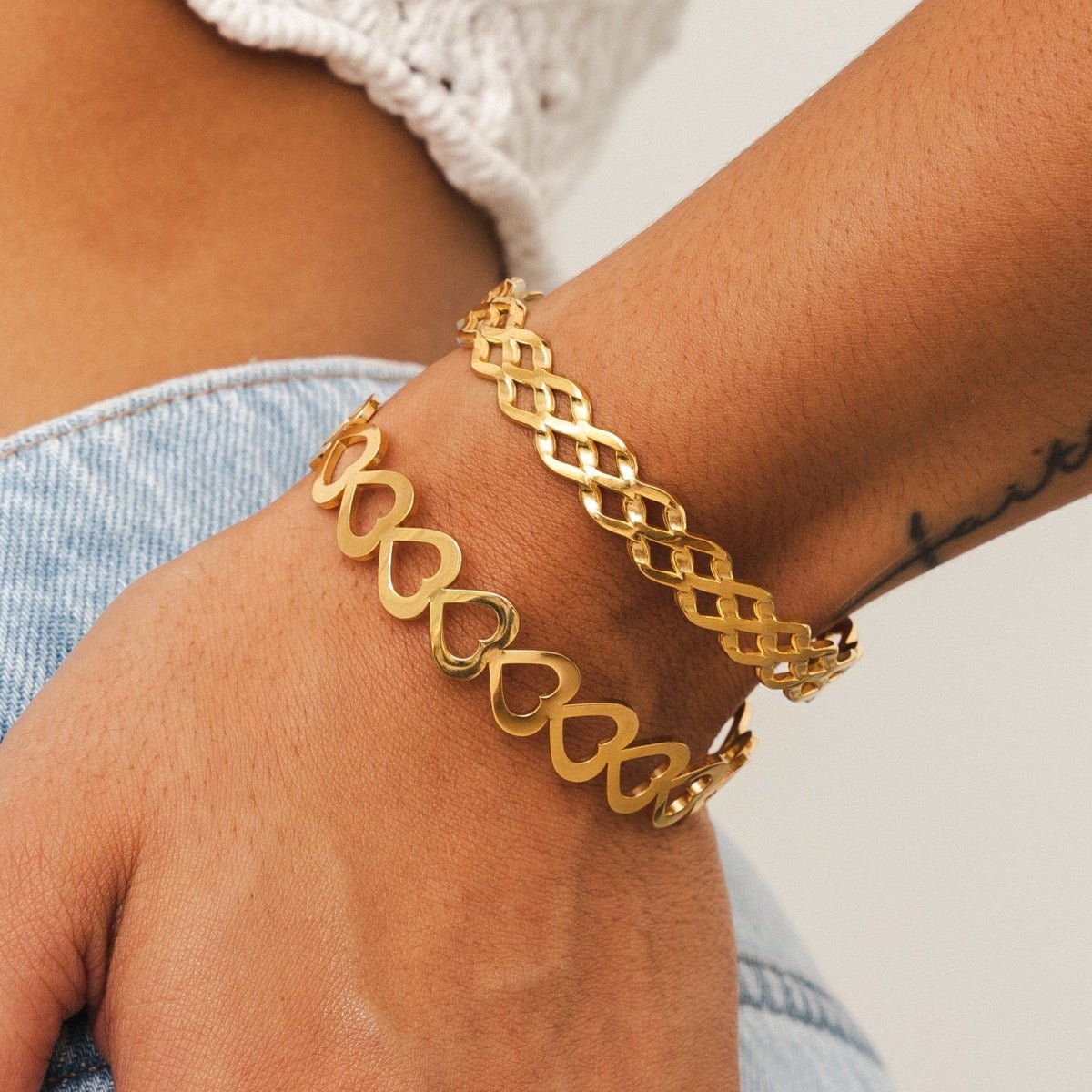 Bracelete Adored Banhado em Ouro 18K - Murano Joias