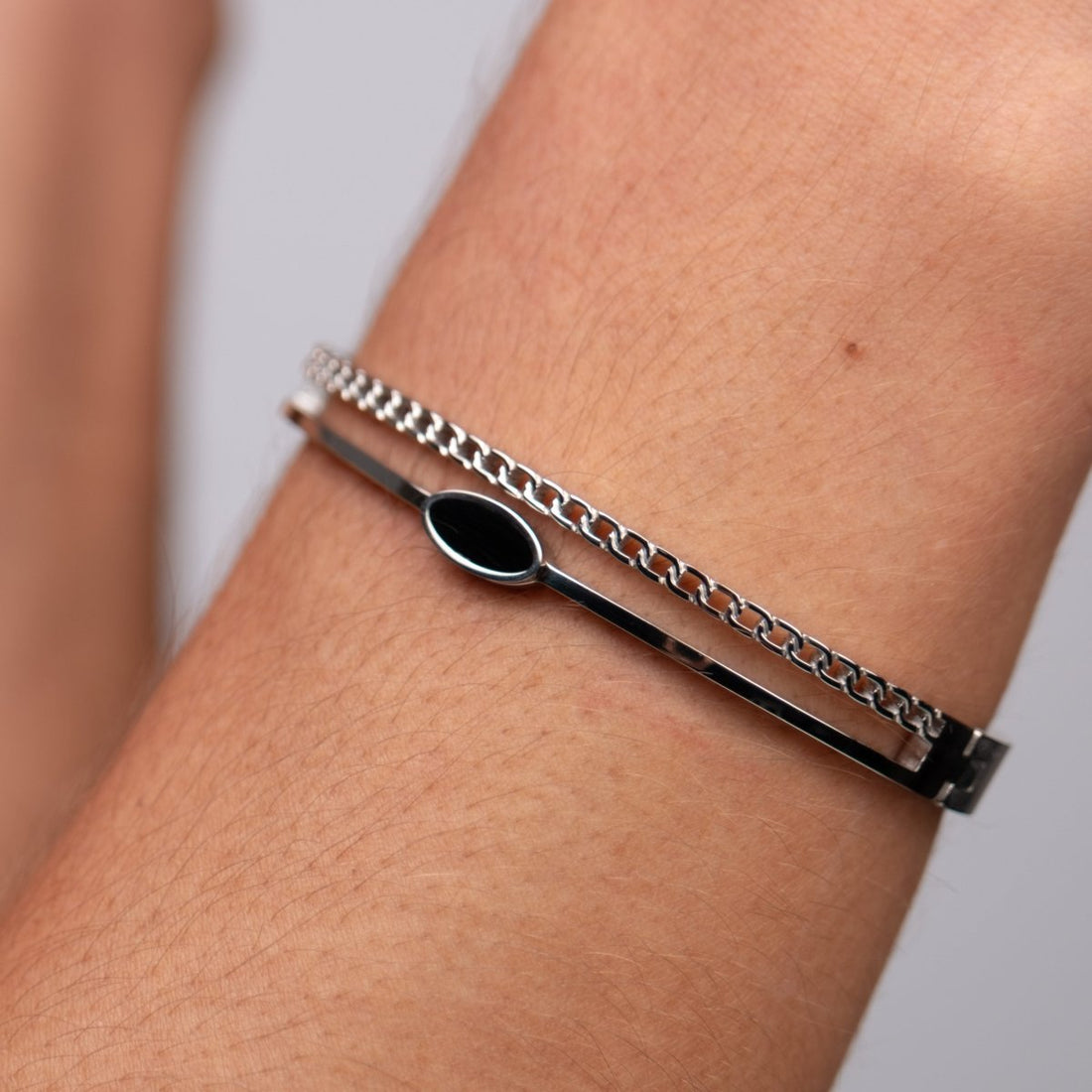 Bracelete Algarismo Romanos - Prata - Murano Joias