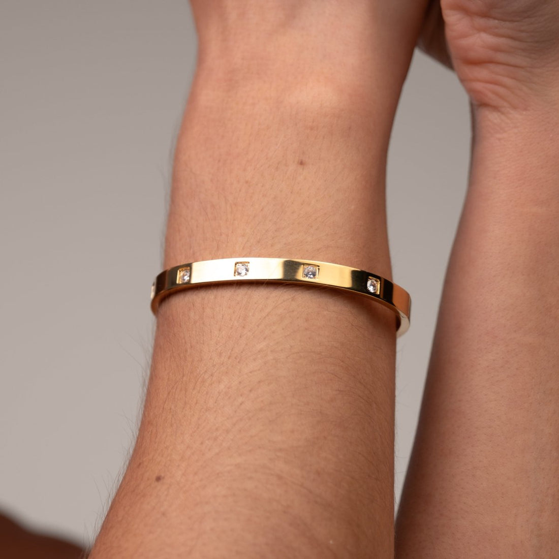 Bracelete Amélie Banhado em Ouro 18k - Murano Joias