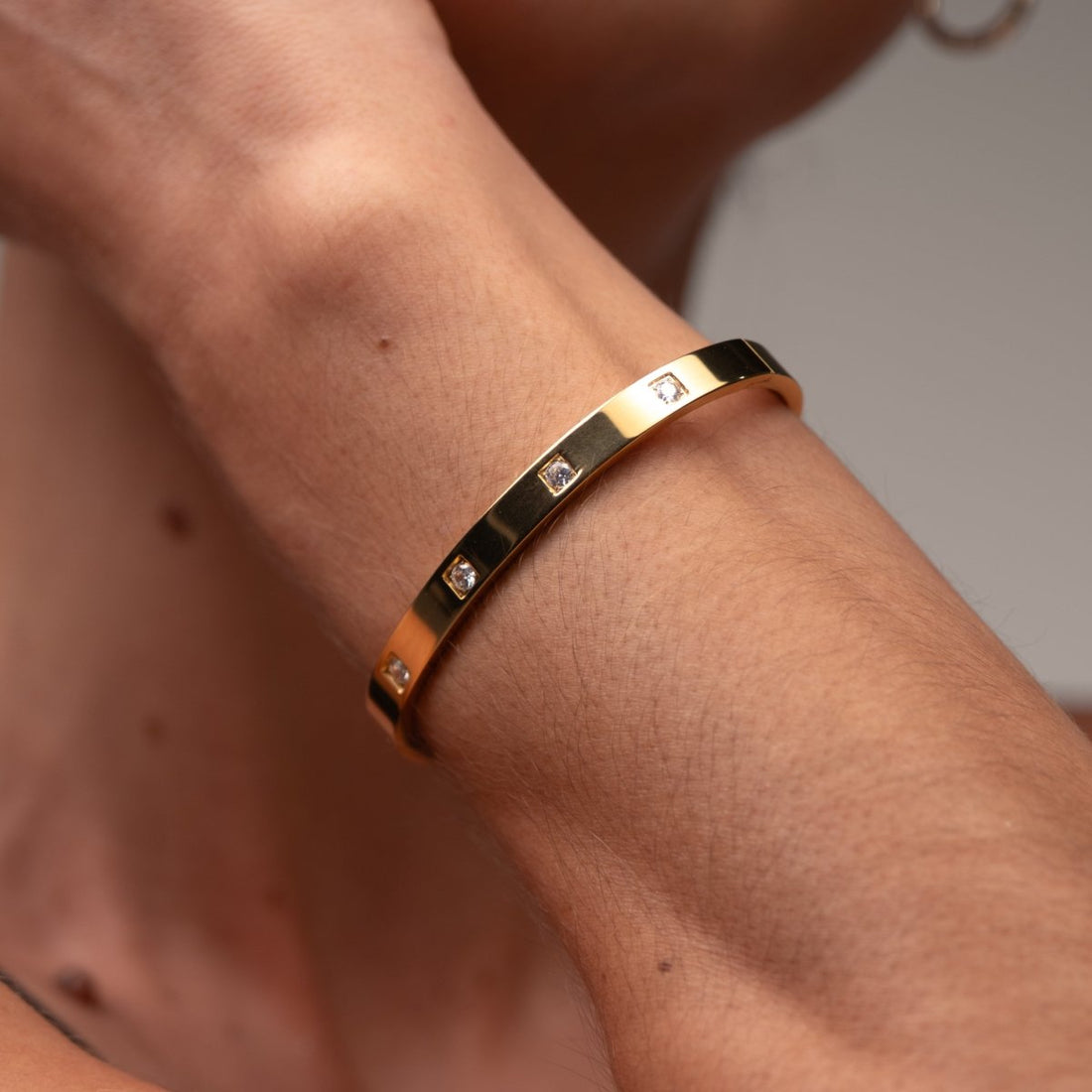 Bracelete Amélie Banhado em Ouro 18k - Murano Joias