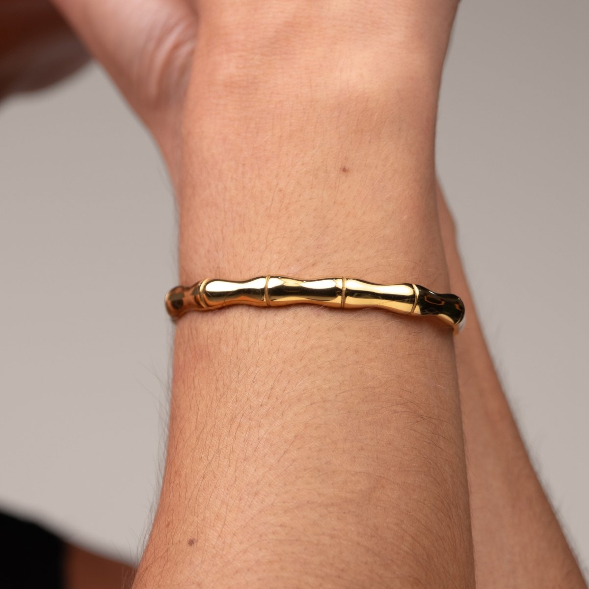 Bracelete Bamboo Banhado em Ouro 18k - Murano Joias