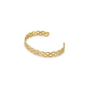 Bracelete Blogger Banhado em Ouro 18K - Murano Joias