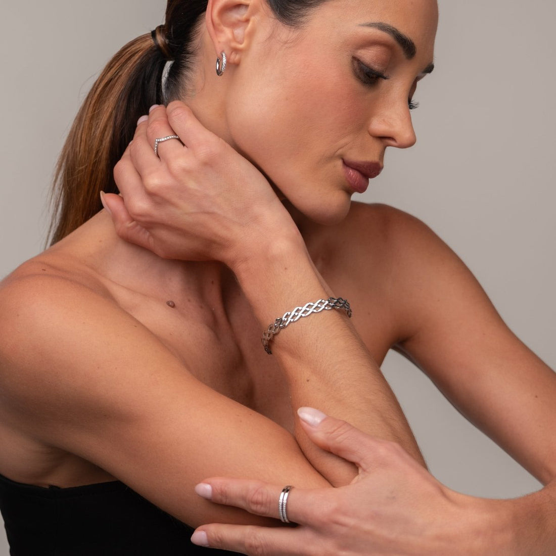 Bracelete Blogger - Prata - Murano Joias