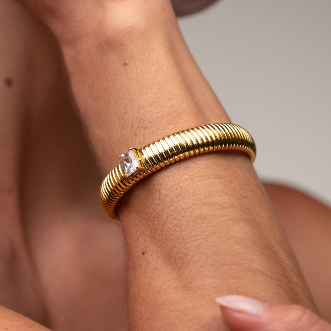 Bracelete Capri Banhado em Ouro 18k - Murano Joias