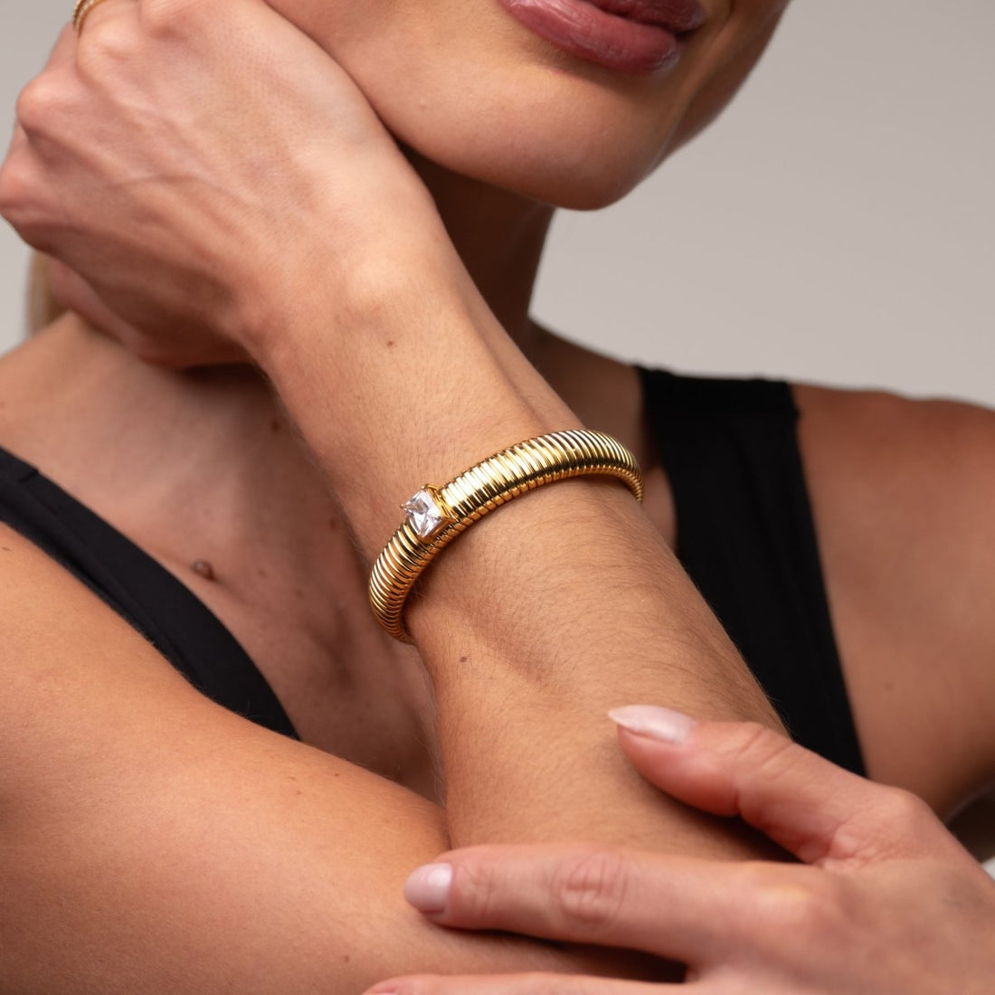 Bracelete Capri Banhado em Ouro 18k - Murano Joias
