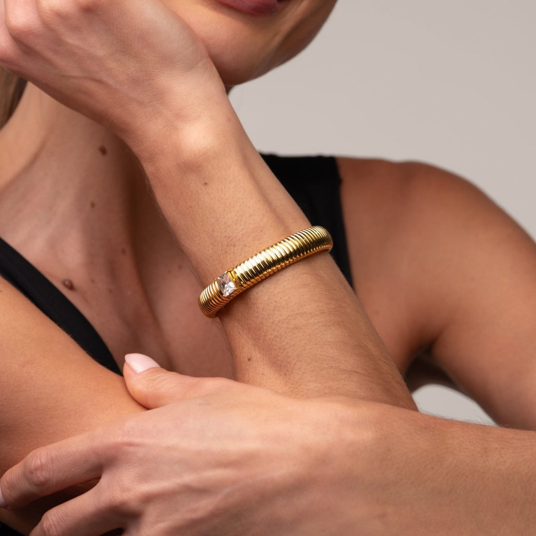 Bracelete Capri Banhado em Ouro 18k - Murano Joias