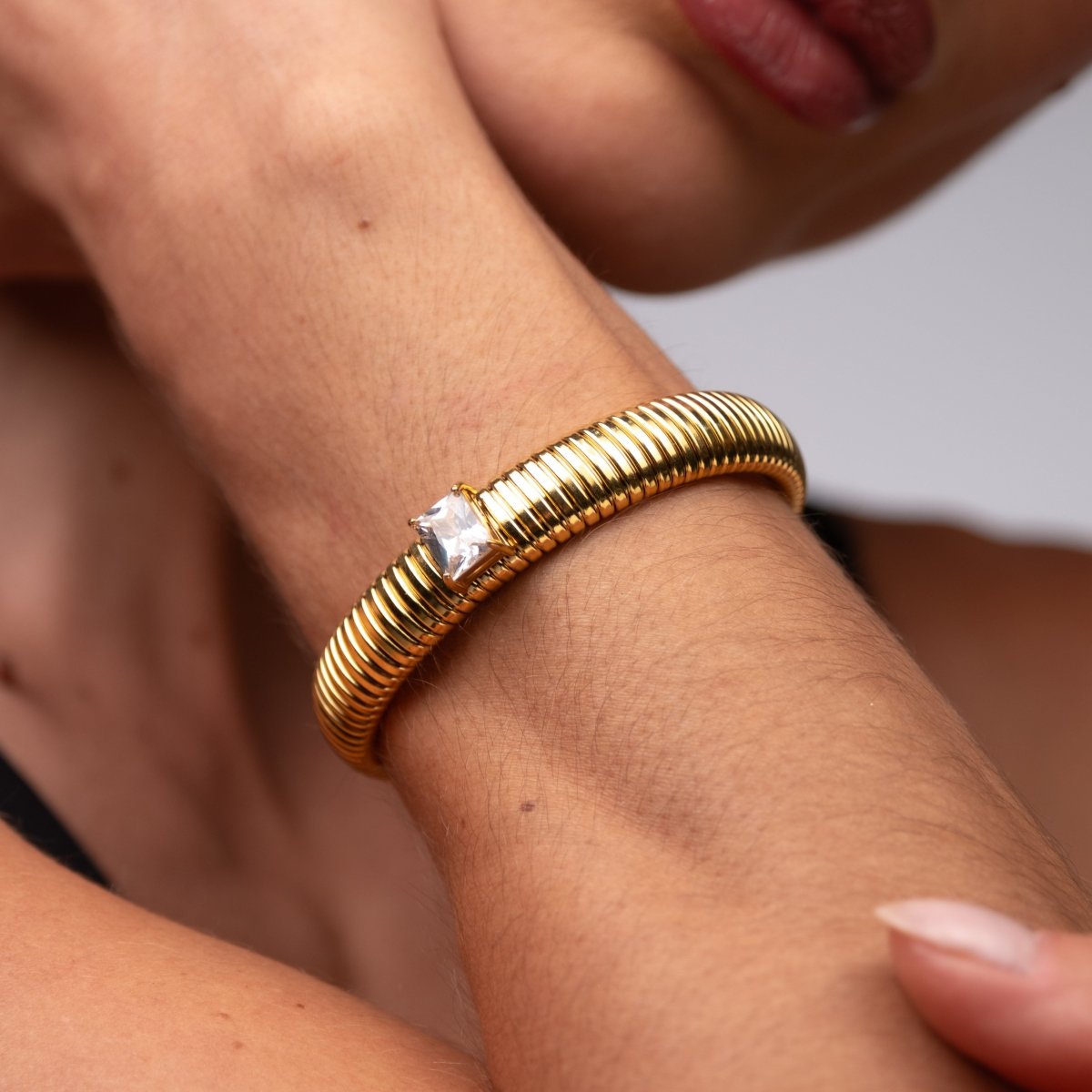 Bracelete Capri Banhado em Ouro 18k - Murano Joias