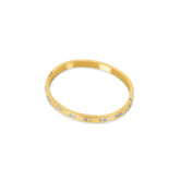 Bracelete Carved Banhado em Ouro 18k - Murano Joias