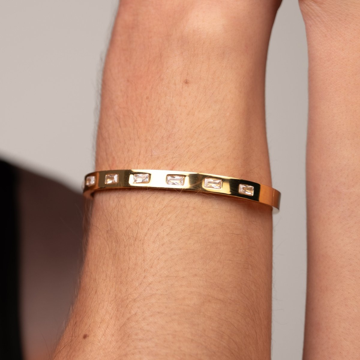 Bracelete Carved Banhado em Ouro 18k - Murano Joias