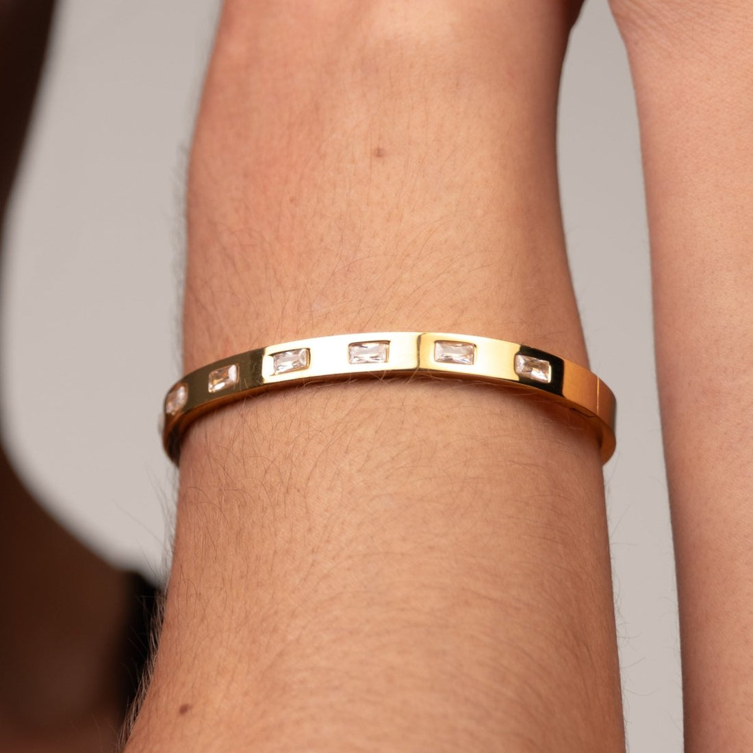 Bracelete Carved Banhado em Ouro 18k - Murano Joias