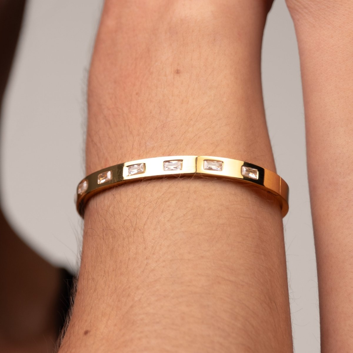 Bracelete Carved Banhado em Ouro 18k - Murano Joias
