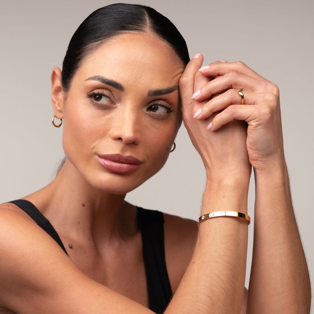 Bracelete Catherine Banhado em Ouro 18k - Murano Joias