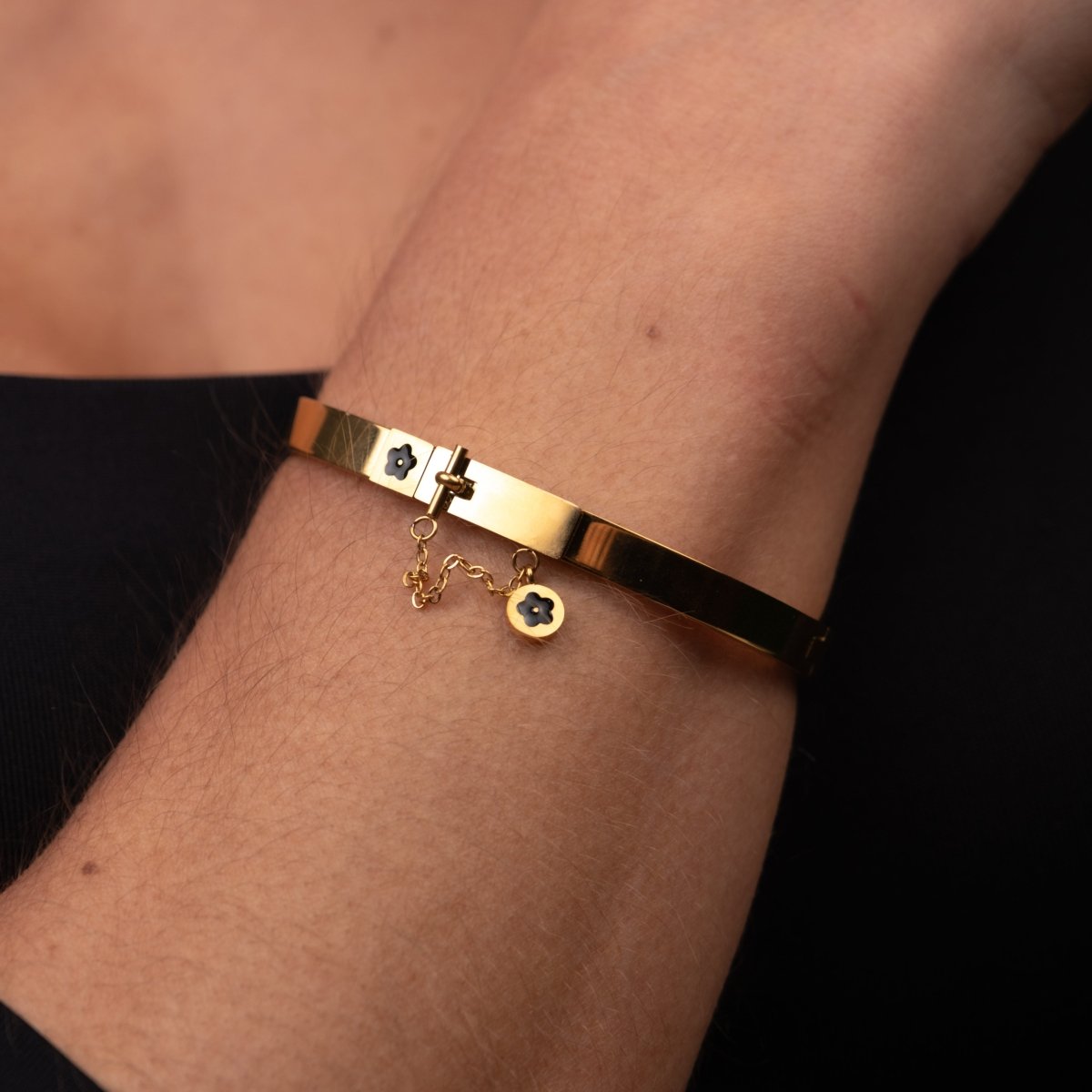 Bracelete Charme Banhado em Ouro 18K - Murano Joias