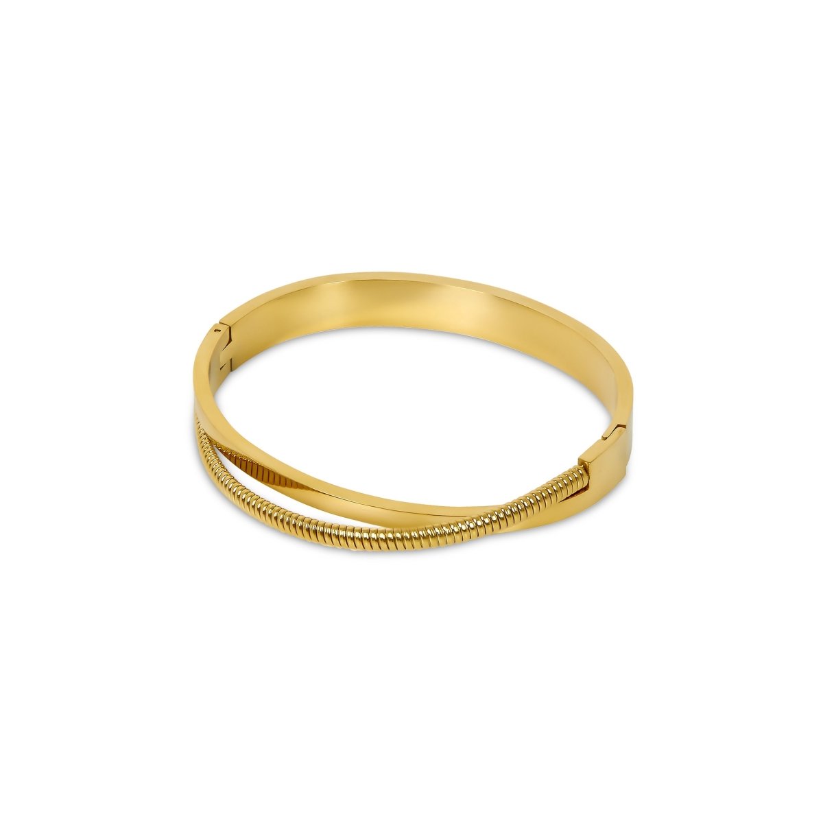 Bracelete Dupla Harmonia Banhado em Ouro 18k - Murano Joias