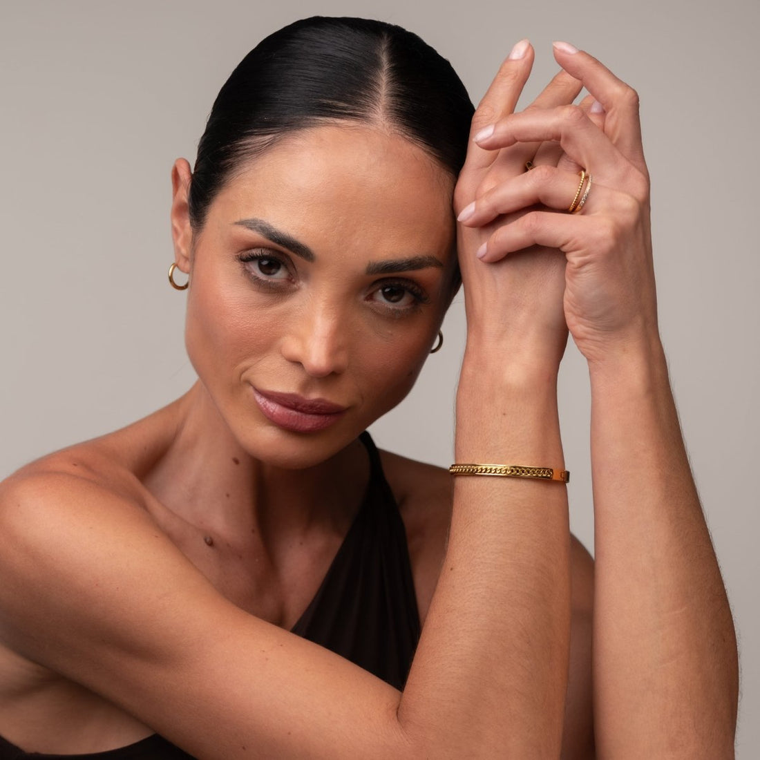 Bracelete Elos Banhado em Ouro 18K - Murano Joias