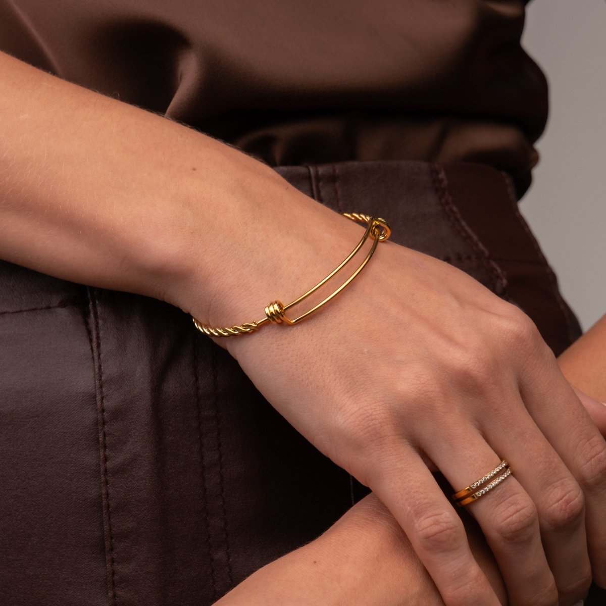 Bracelete Eva Delicado Banhado em Ouro 18k - Murano Joias