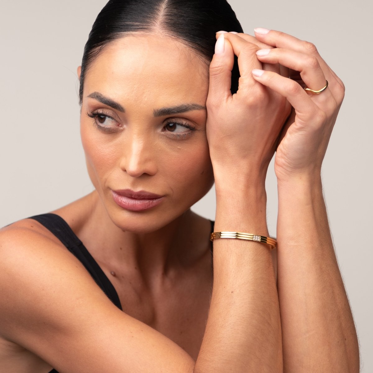 Bracelete Hanna Banhado em Ouro 18k - Murano Joias