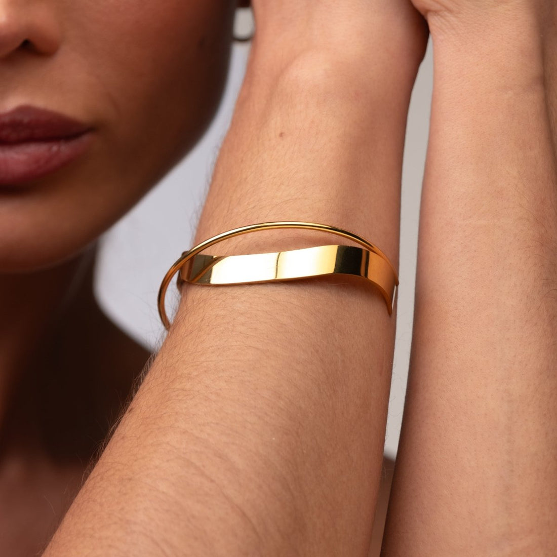 Bracelete Inter Banhado em Ouro 18k - Murano Joias