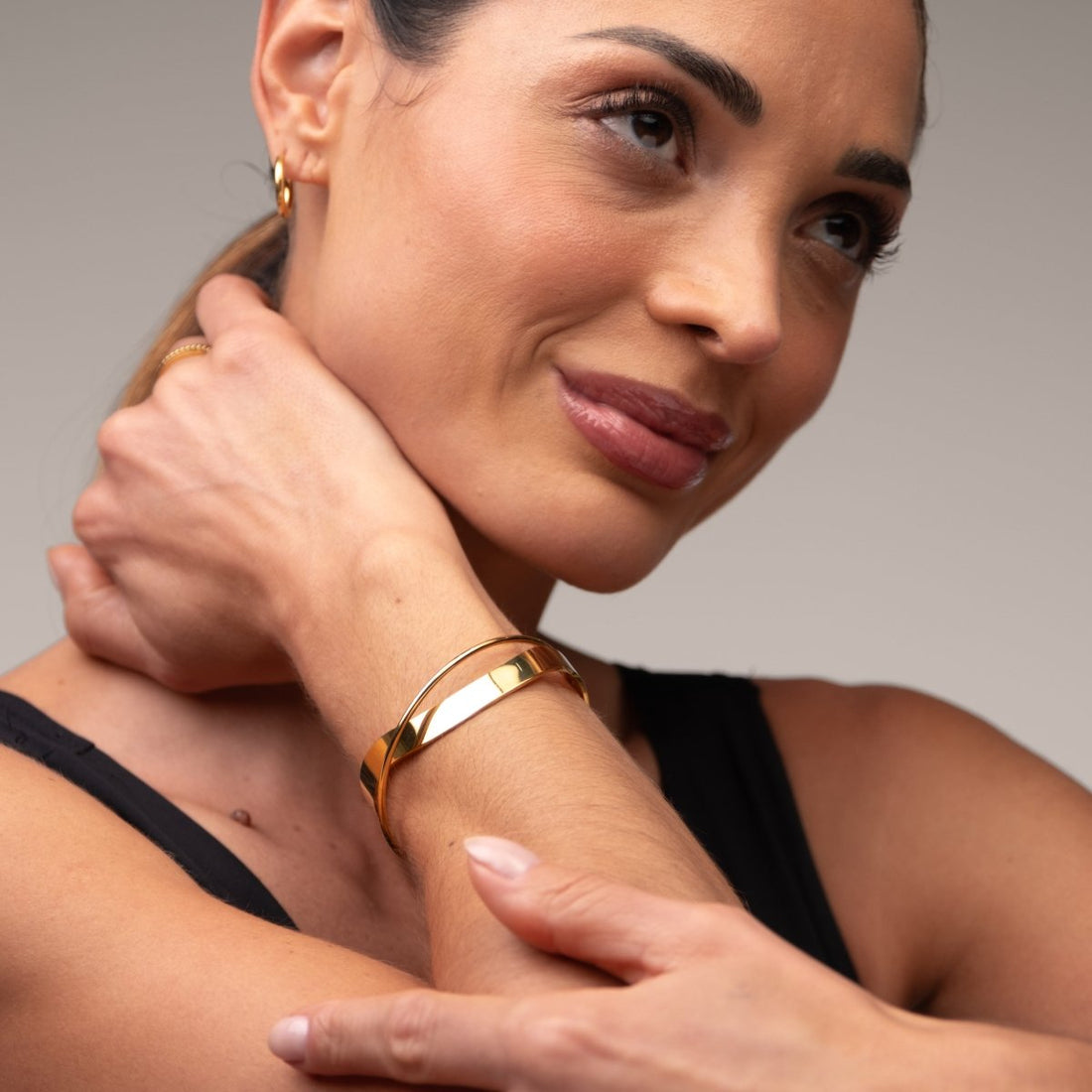 Bracelete Inter Banhado em Ouro 18k - Murano Joias