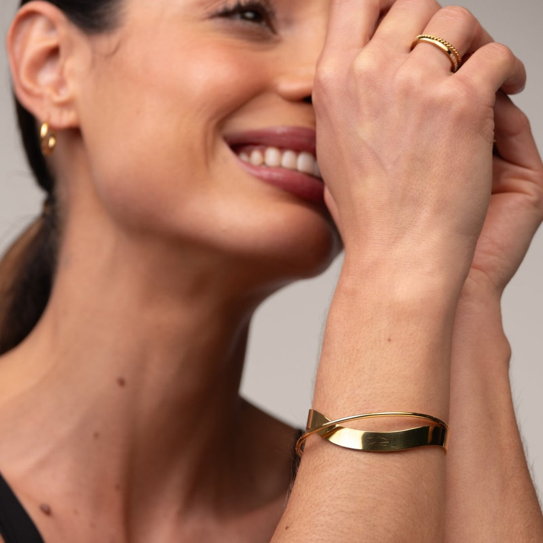 Bracelete Inter Banhado em Ouro 18k - Murano Joias