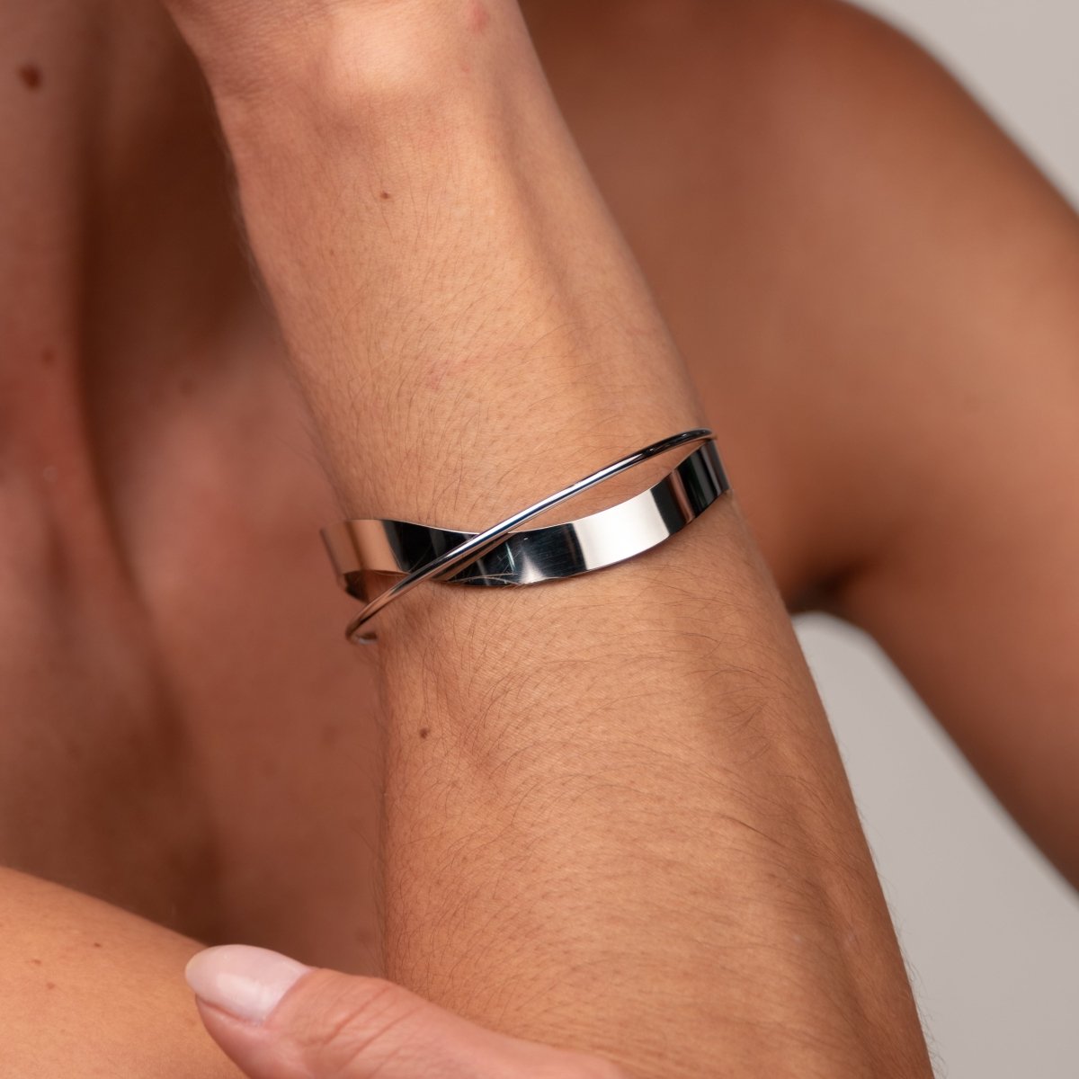 Bracelete Inter - Prata - Murano Joias