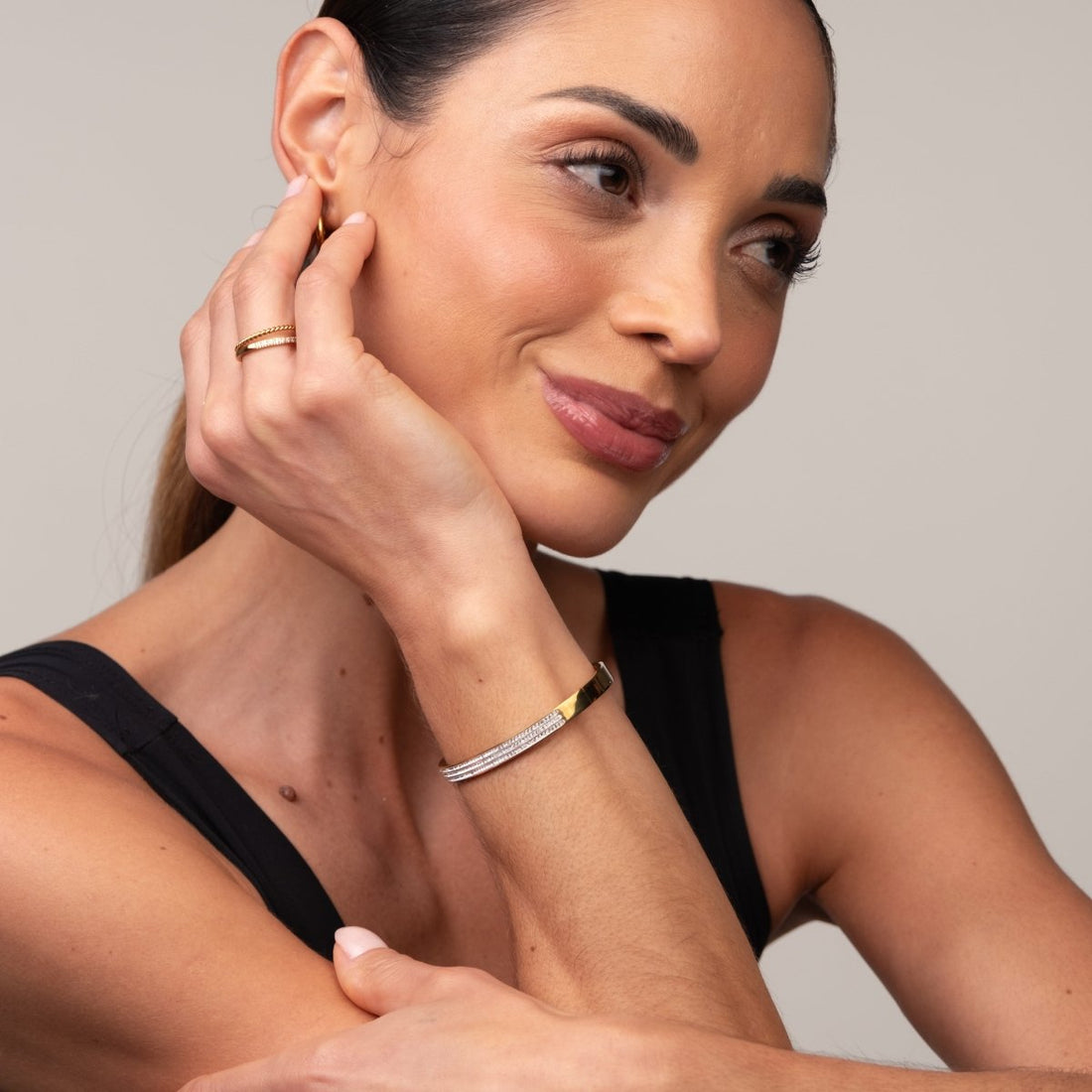 Bracelete Luxe Banhado em Ouro 18k - Murano Joias