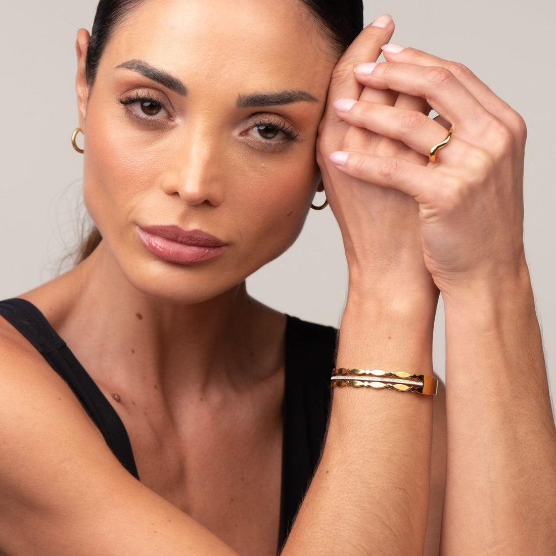 Bracelete Madison Banhado em Ouro 18k - Murano Joias