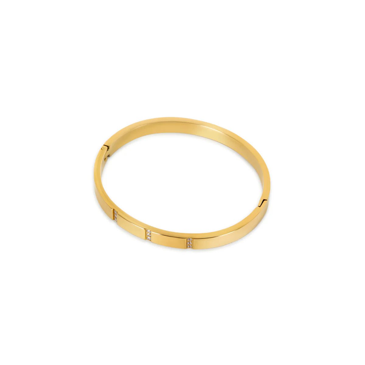 Bracelete Miminal Banhado em Ouro 18k - Murano Joias