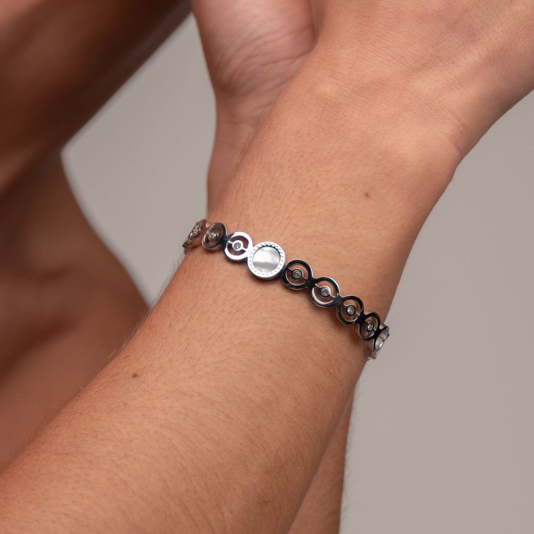 Bracelete Olivia Pedra Zircônia - Prata - Murano Joias