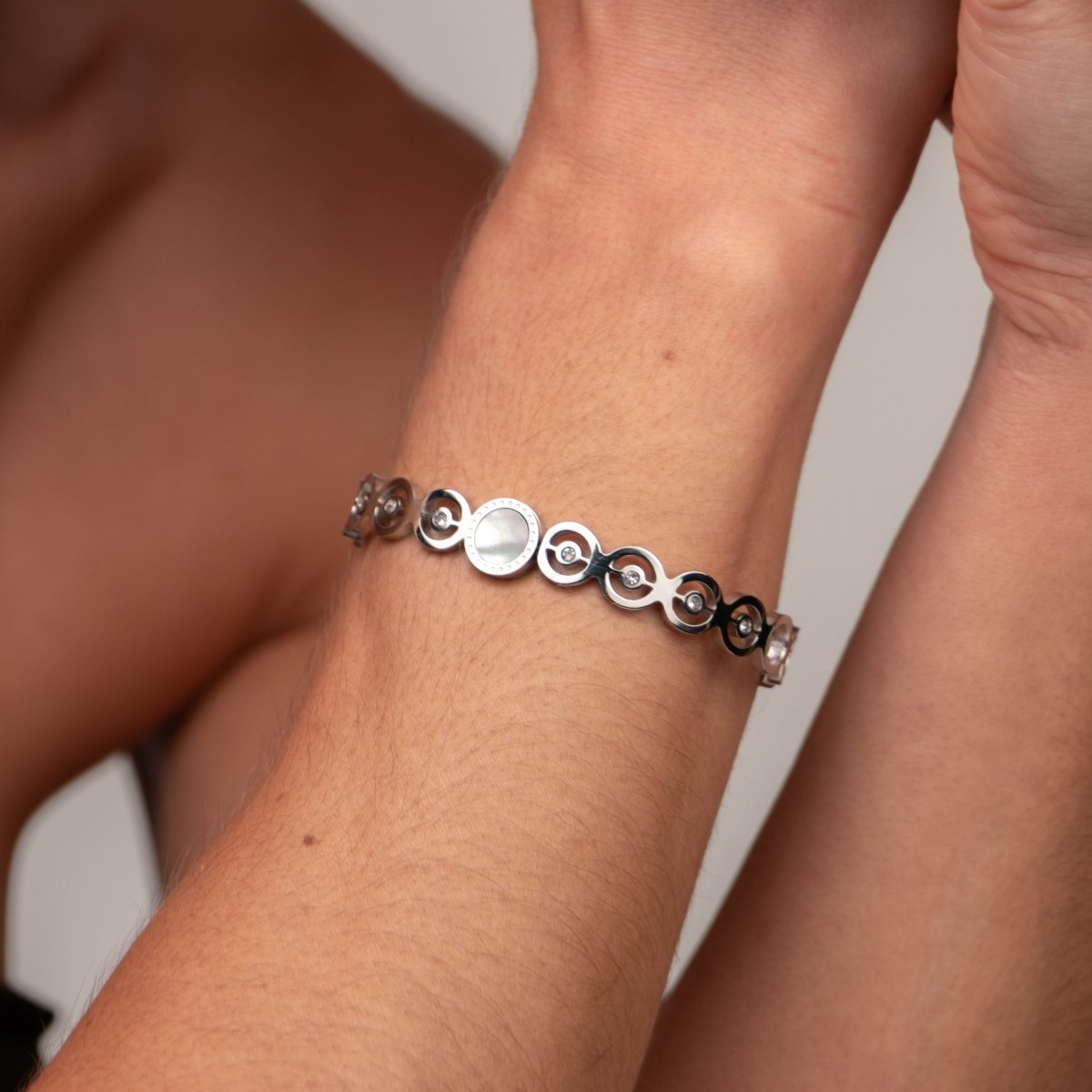 Bracelete Olivia Pedra Zircônia - Prata - Murano Joias