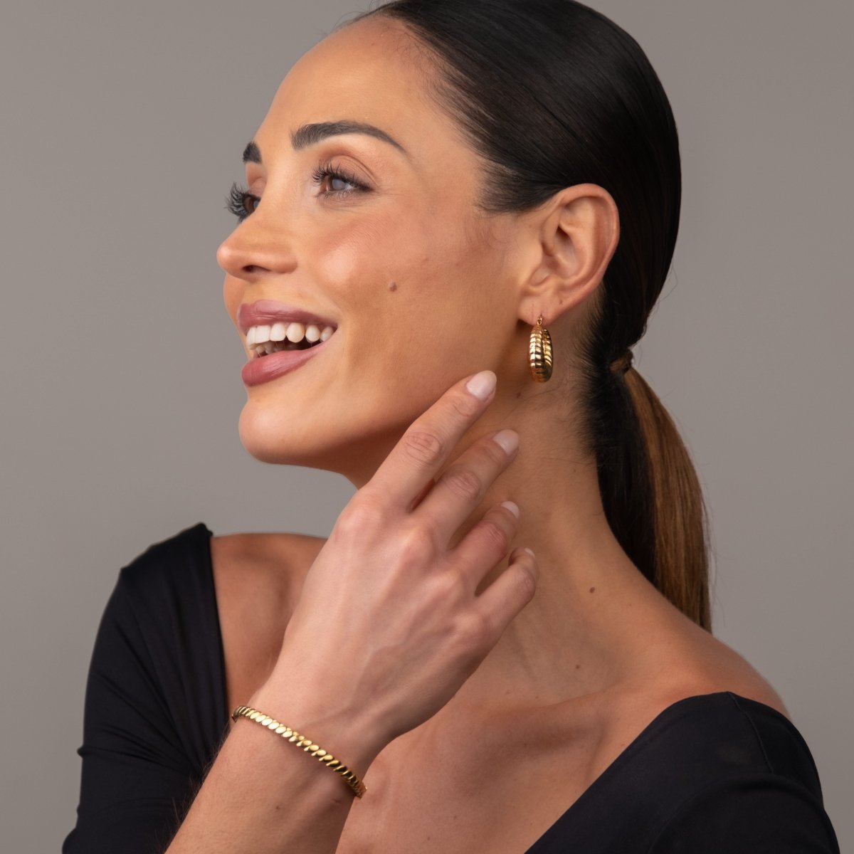 Bracelete Pisa Banhado em Ouro 18k - Murano Joias