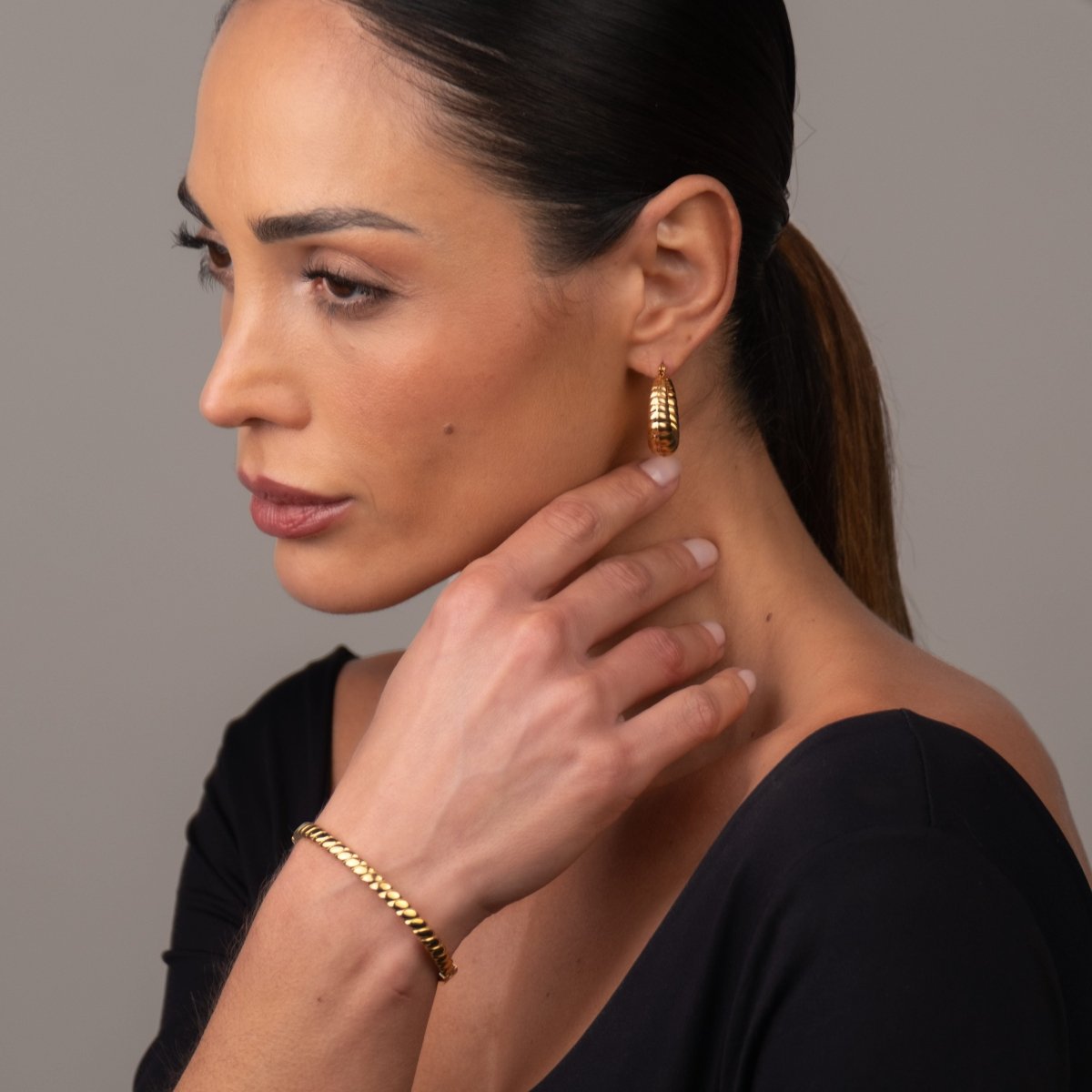 Bracelete Pisa Banhado em Ouro 18k - Murano Joias