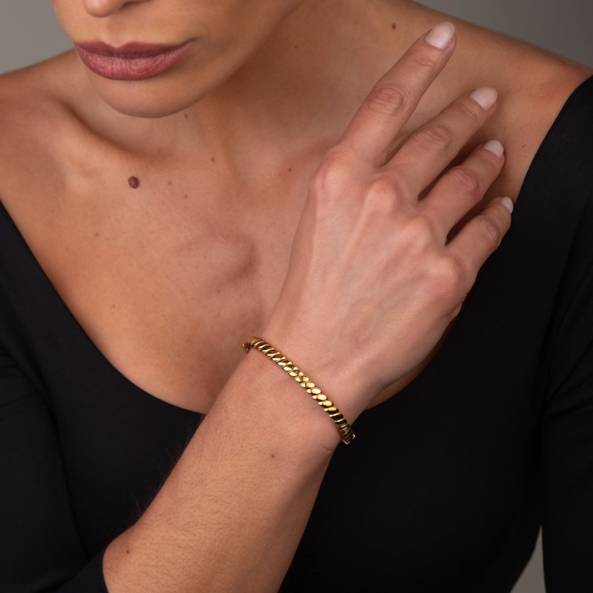 Bracelete Pisa Banhado em Ouro 18k - Murano Joias