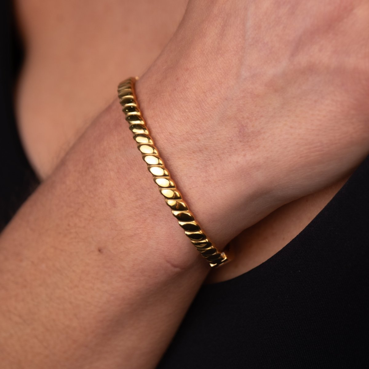 Bracelete Pisa Banhado em Ouro 18k - Murano Joias