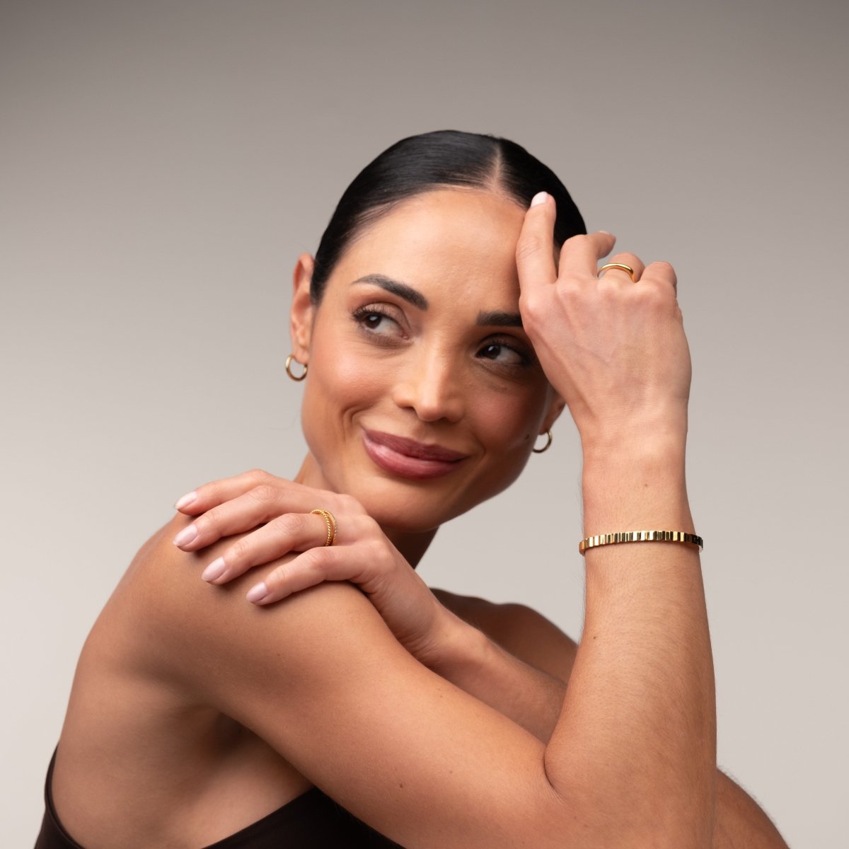 Bracelete Ripple Banhado em Ouro 18k - Murano Joias