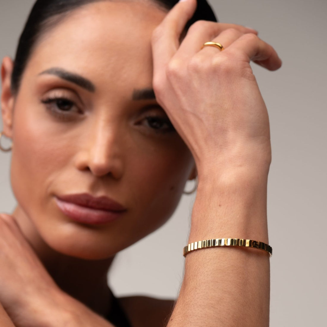 Bracelete Ripple Banhado em Ouro 18k - Murano Joias