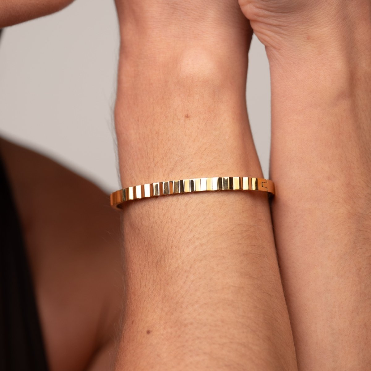Bracelete Ripple Banhado em Ouro 18k - Murano Joias