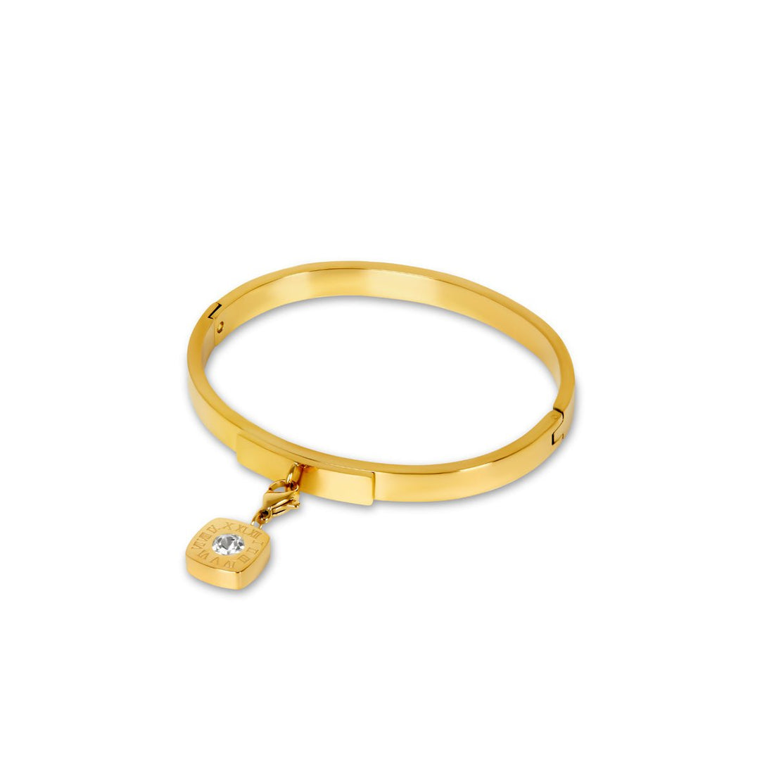 Bracelete Square Charm Banhado em Ouro 18k - Murano Joias