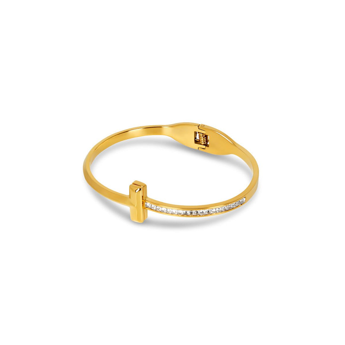 Bracelete T - Bar Elegance Banhado em Ouro 18k - Murano Joias