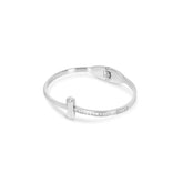 Bracelete T - Bar Elegance - Prata - Murano Joias