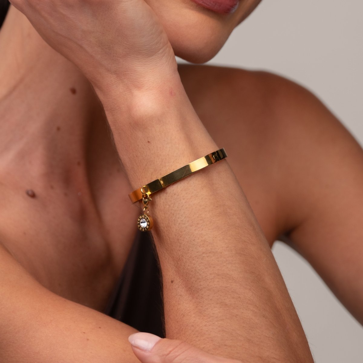 Bracelete Uniq Banhado a Ouro 18K - Murano Joias