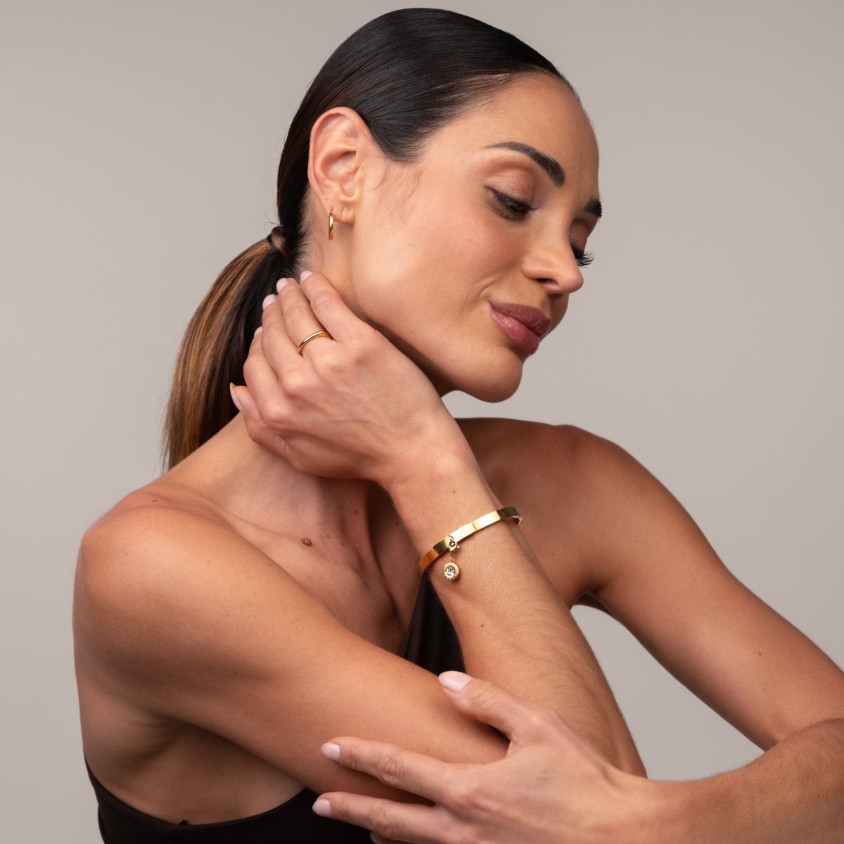 Bracelete Uniq Banhado a Ouro 18K - Murano Joias